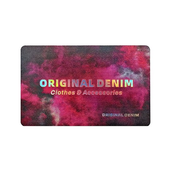 Carte de membre en PVC avec impression laser spéciale, carte VIP pour club