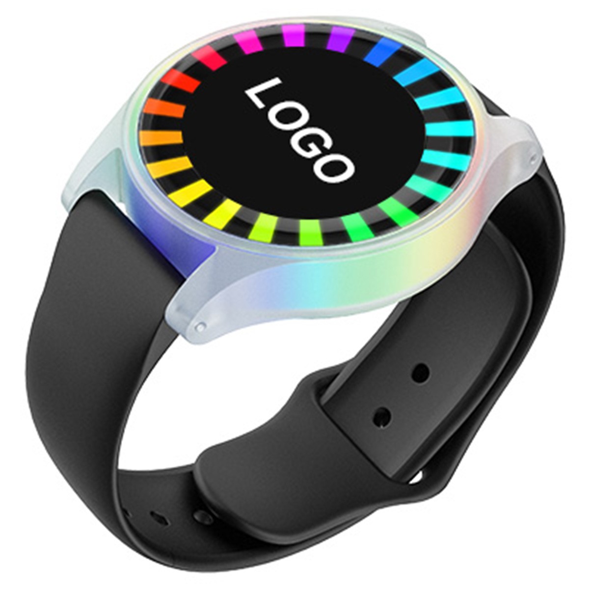 Bracelets et bracelets LED rechargeables avec gestion du temps clignotante pour parc de trampolines