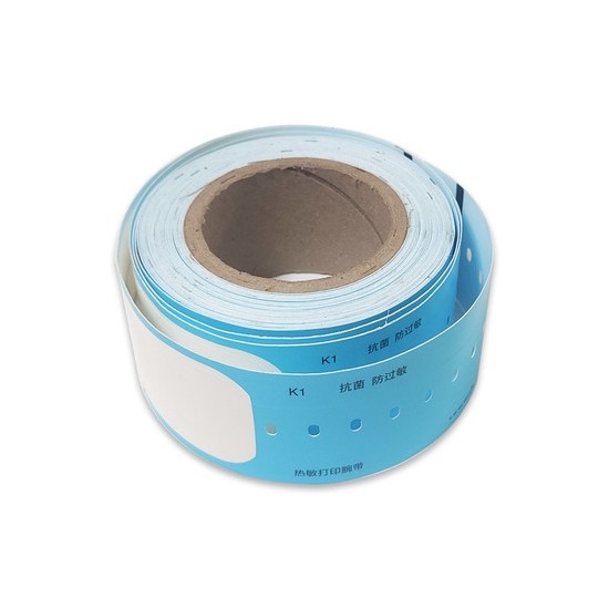 Bracelets d'identification des patients en papier thermique jetable RFID pour une gestion médicale efficace