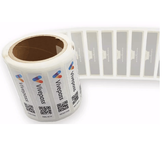 Étiquette autocollante de pare-brise de stationnement de voiture UHF RFID inviolable H3 Alien 9654 pour le suivi des véhicules