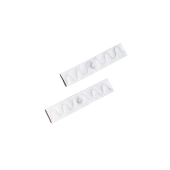 Étiquette de blanchisserie RFID pour vêtements en tissu textile tissé en lin UHF 860-960 MHz