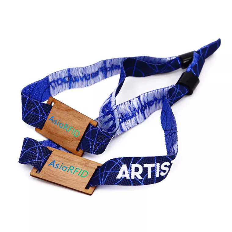 Bracelets RFID 13,56 MHz personnalisés, étiquette NFC en bois, pour événements, festivals, clubs, concerts, activités de vacances, expositions, paiements en espèces
