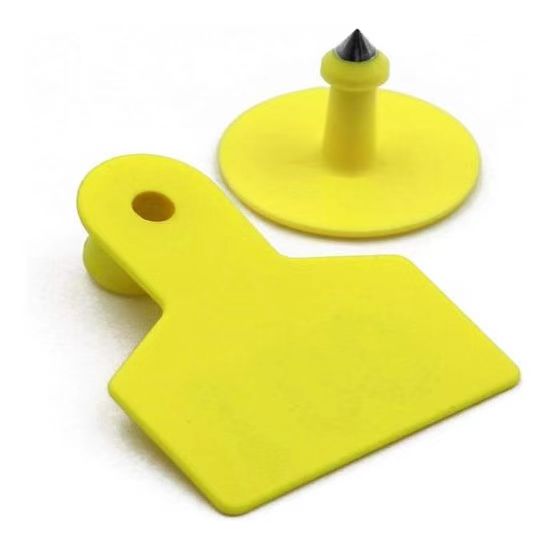 Étiquettes auriculaires intelligentes pour animaux, code QR UHF RFID longue portée, vente en gros, pour moutons et cochons