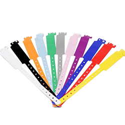 NFC wristband for theme park interactive experience