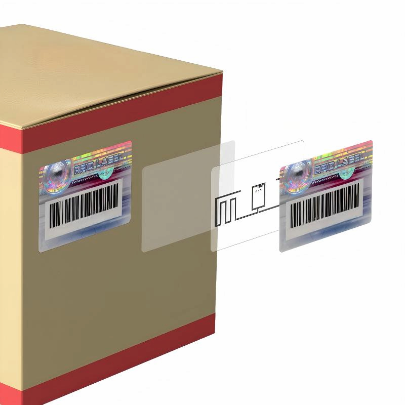 Custom hologram NFC security sticker anti counterfeit label for product packaging