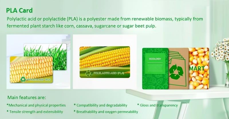 PLA eco-friendly material RFID card PLA eco-friendly material RFID card