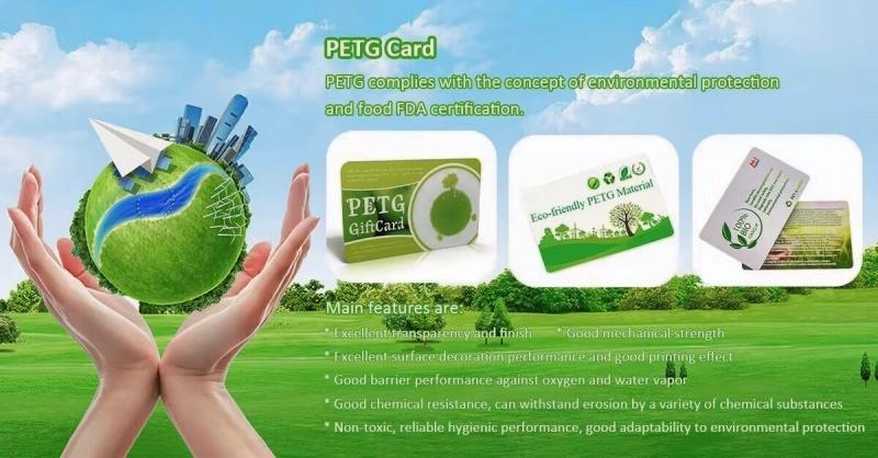 PET-G eco-friendly material RFID card