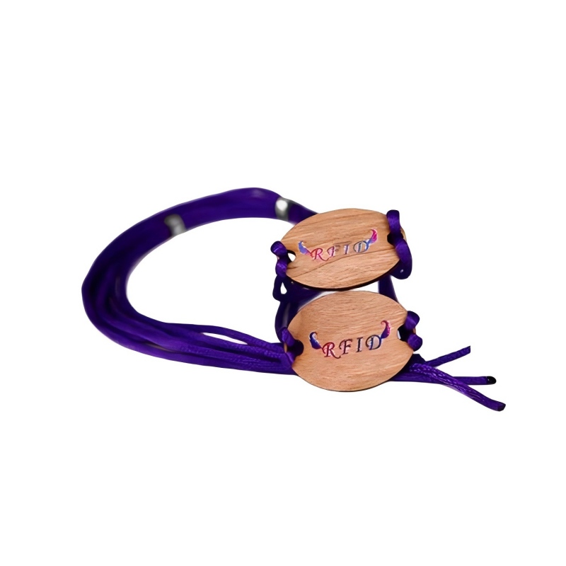 Custom logo RFID wristband and NFC card with NTAG213 chip