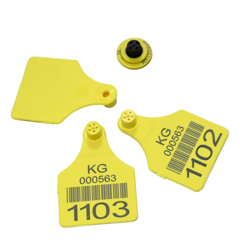 UHF RFID animal ear tags for livestock tracking and batch reading