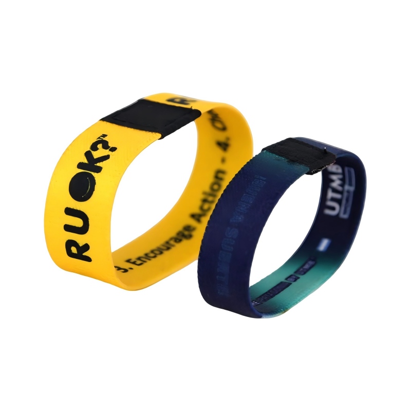 Custom RFID stretch wristband for gym and event access