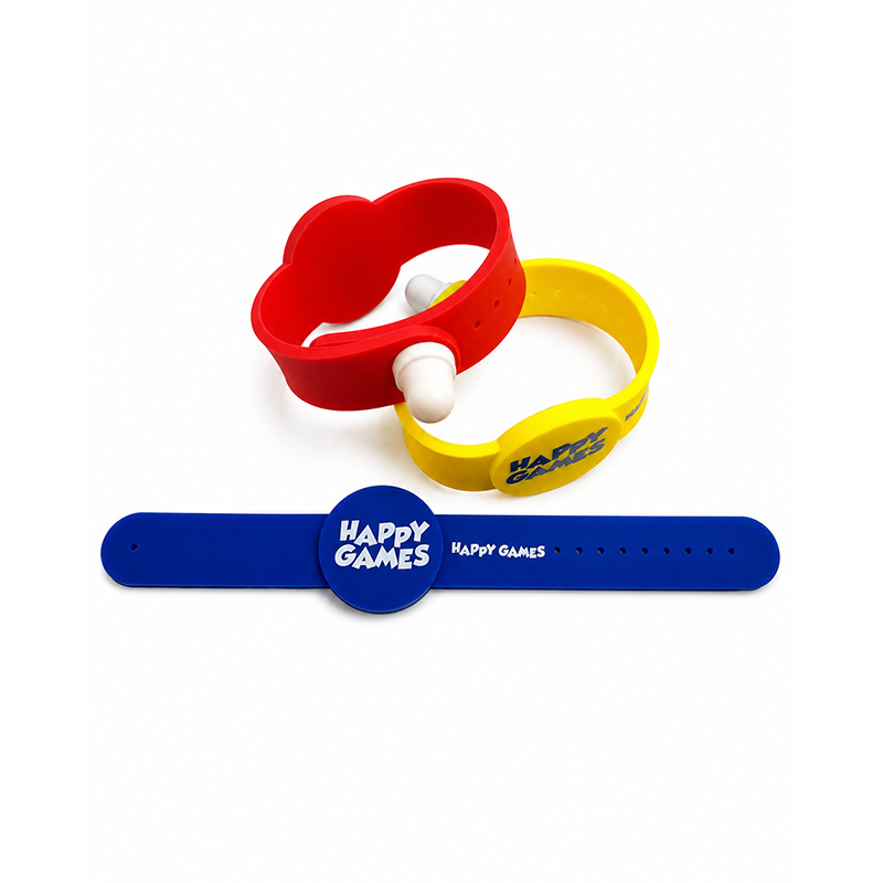 Tamper-proof RFID silicone wristbands with security clasp