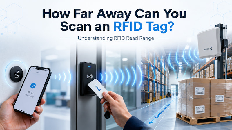 À quelle distance peut-on scanner une étiquette RFID ?