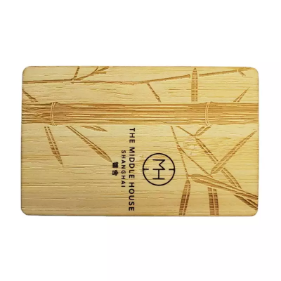Cartes RFID en bois durables