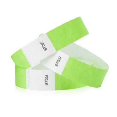 Bracelet Tyvek jetable RFID