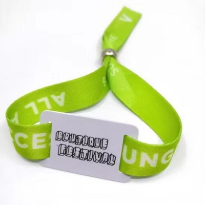 bracelet en polyester RFID pour les événements