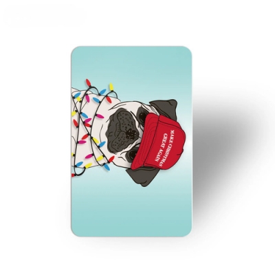carte-cadeau en PVC personnalisée