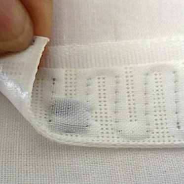 Étiquette en nylon de blanchisserie de Fabic RFID, étiquette de blanchisserie de textile de RFID