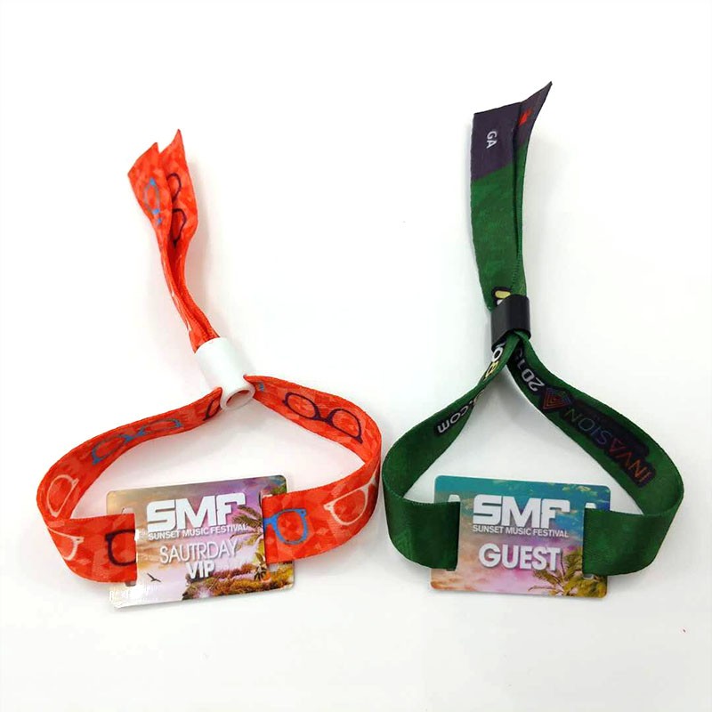 bracelets en tissu, bracelets en tissu rfid pour événements et festivals - parc aquatique rfid solutions par rfid meihe